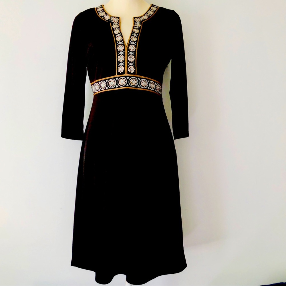 Sigrid Olsen Modern Mecca Dress Black M